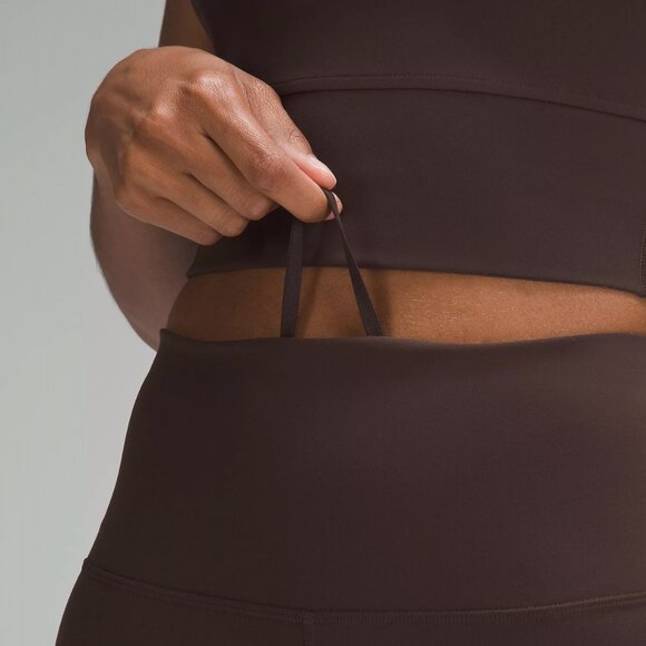 Lululemon Wunder Train High-Rise Crop with Pockets 23", Color Espresso, Size 12 - Picture 8 of 8